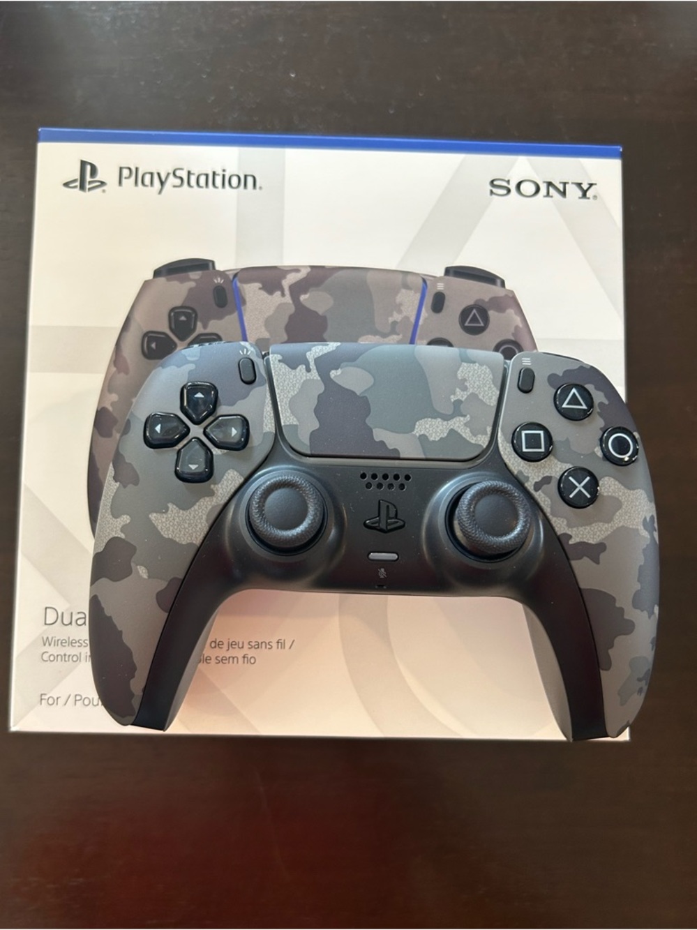 Sony PS5 DualSense Wireless Controller - Grey Camouflage